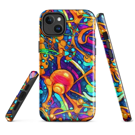 Iridescent Nebula on a MagSafe Tough Case for iPhone®