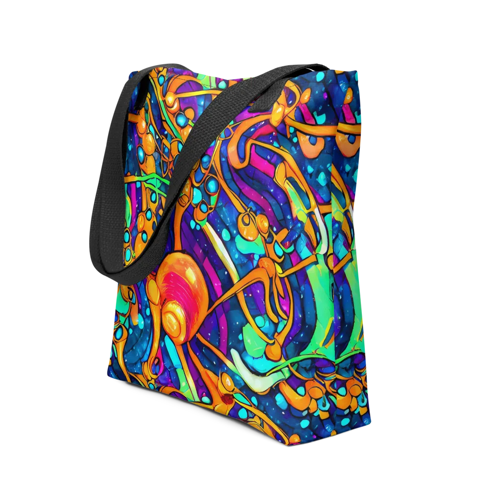 Iridescent Nebula on Tote Bag — Front