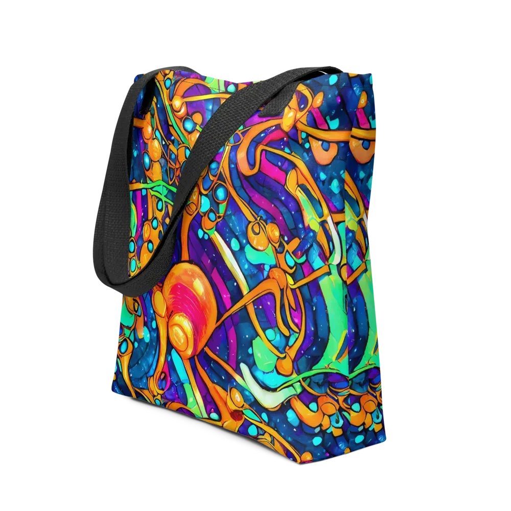 Iridescent Nebula on Tote Bag — Front