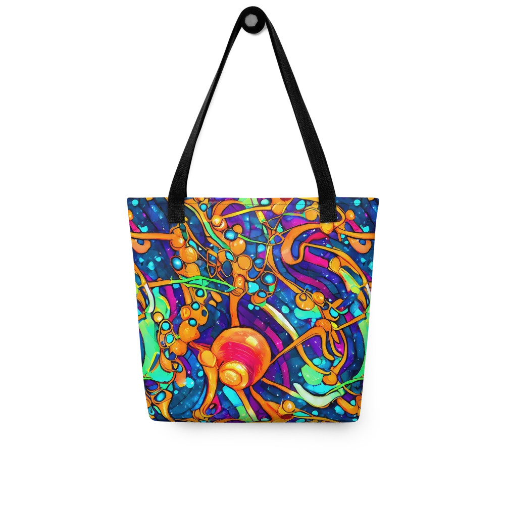Iridescent Nebula on Tote Bag — Front