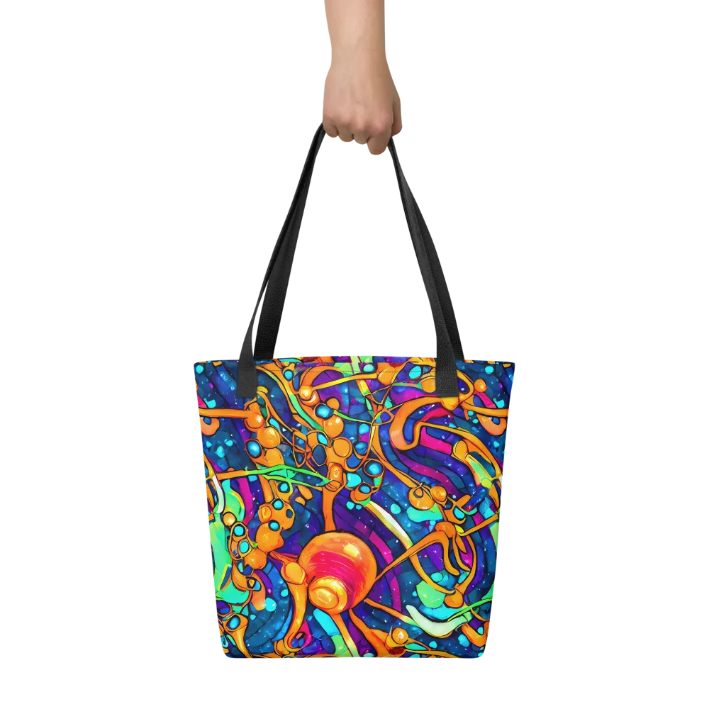 Iridescent Nebula on Tote Bag — Front