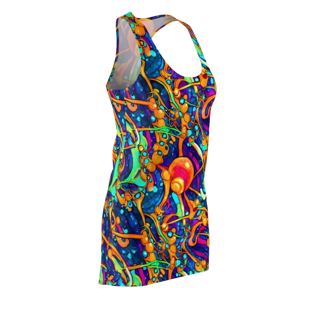 Iridescent Nebula on Racerback Dress — Front Side
