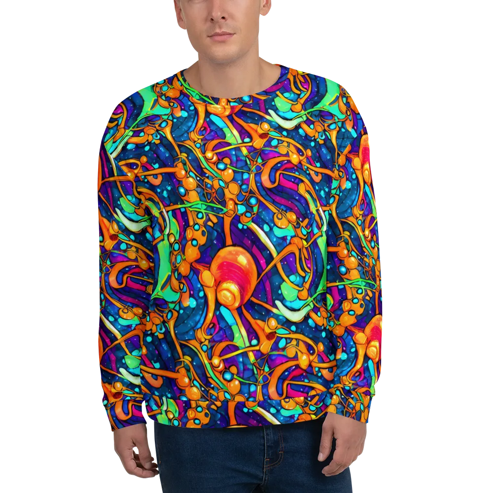 Iridescent Nebula on Sweatshirt — Front