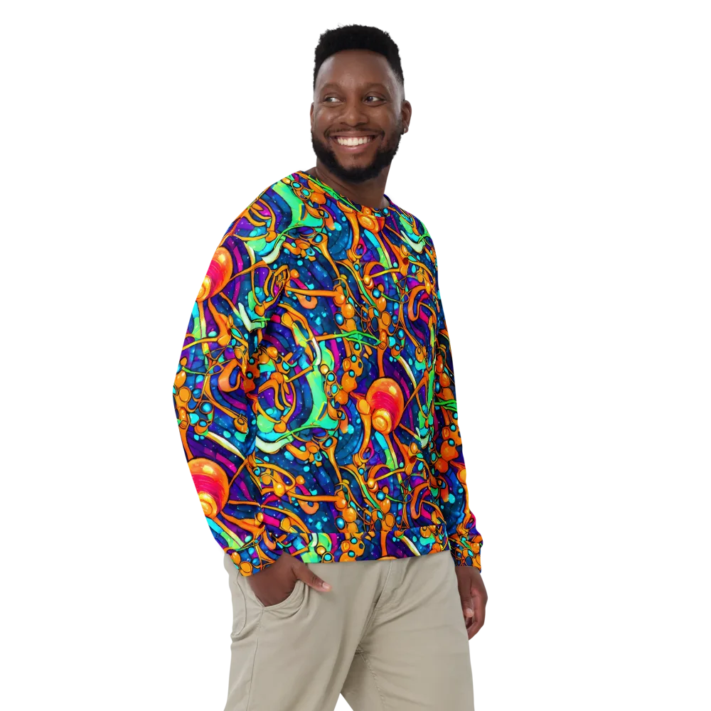 Iridescent Nebula on Sweatshirt — Front