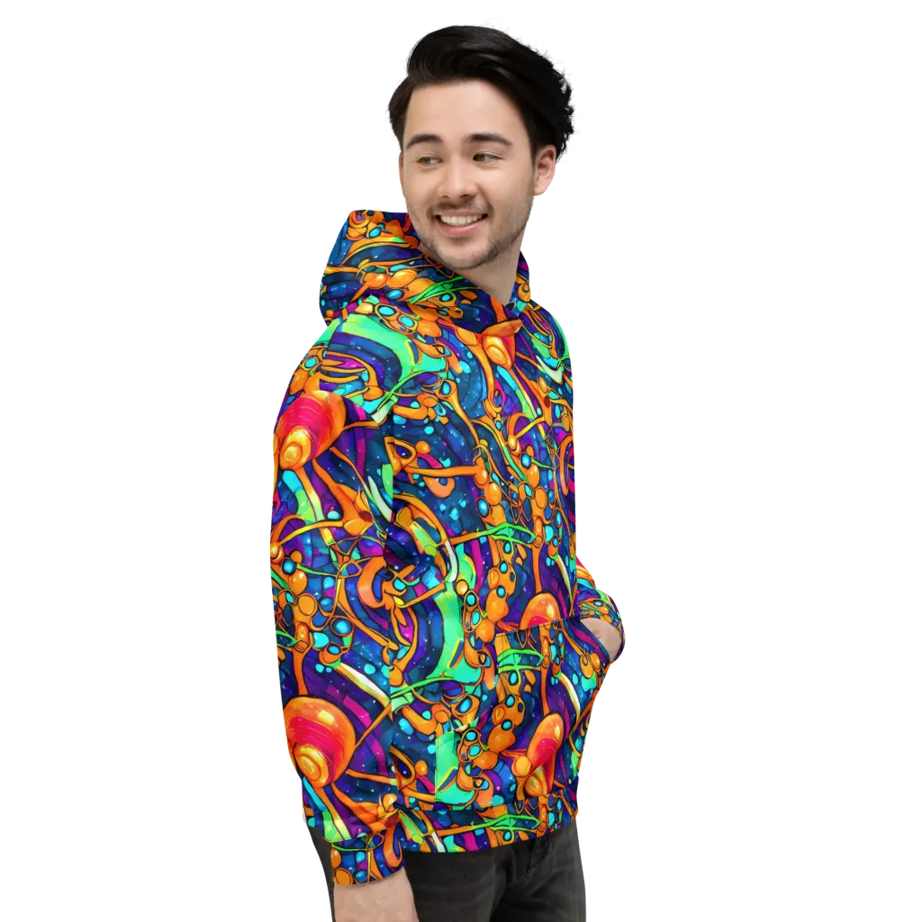 Iridescent Nebula on Hoodie — Right