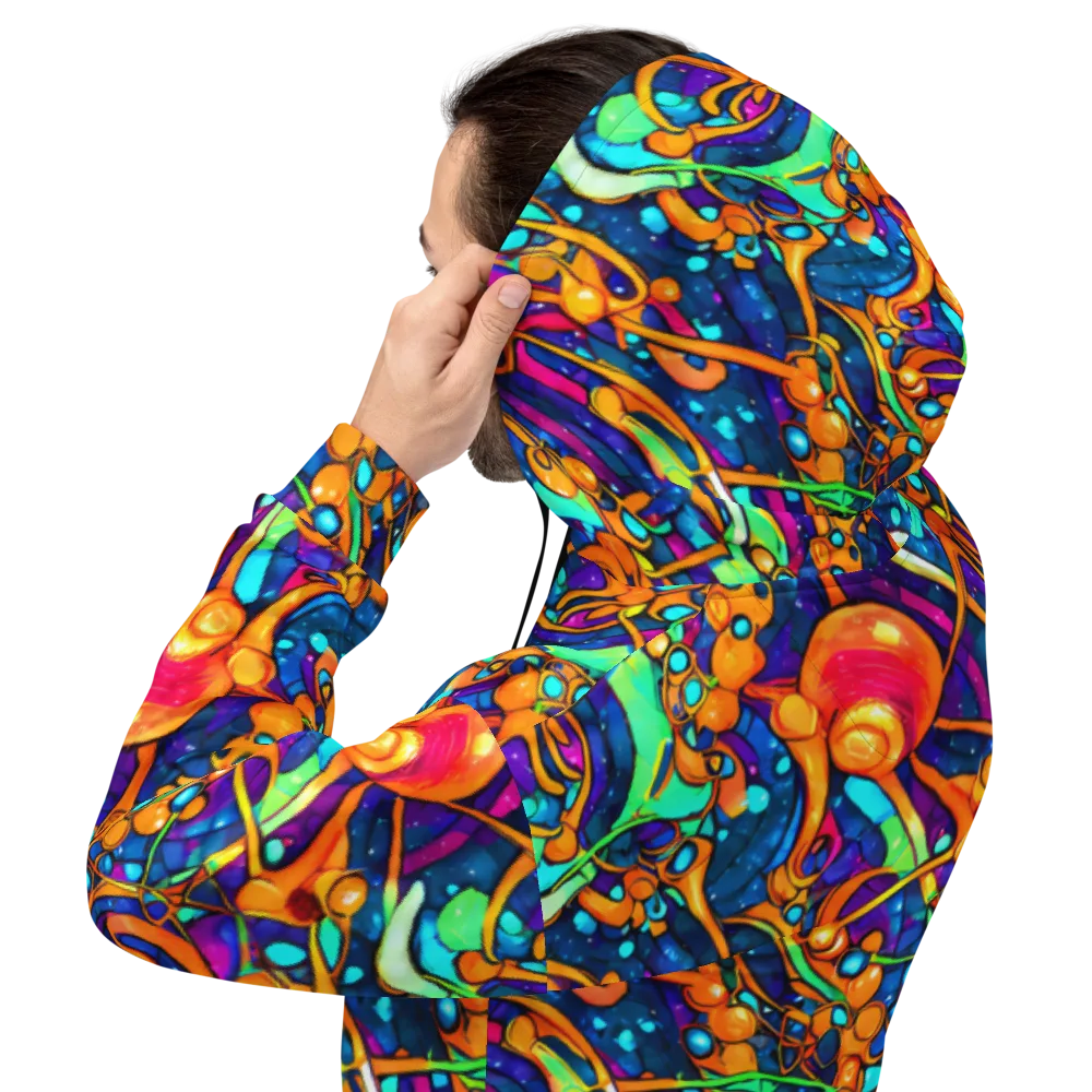 Iridescent Nebula on Hoodie — Back