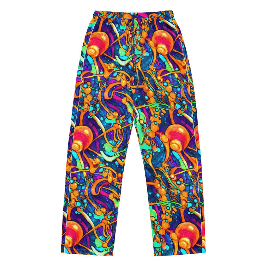 Iridescent Nebula on Women's Pajama Pants — Front