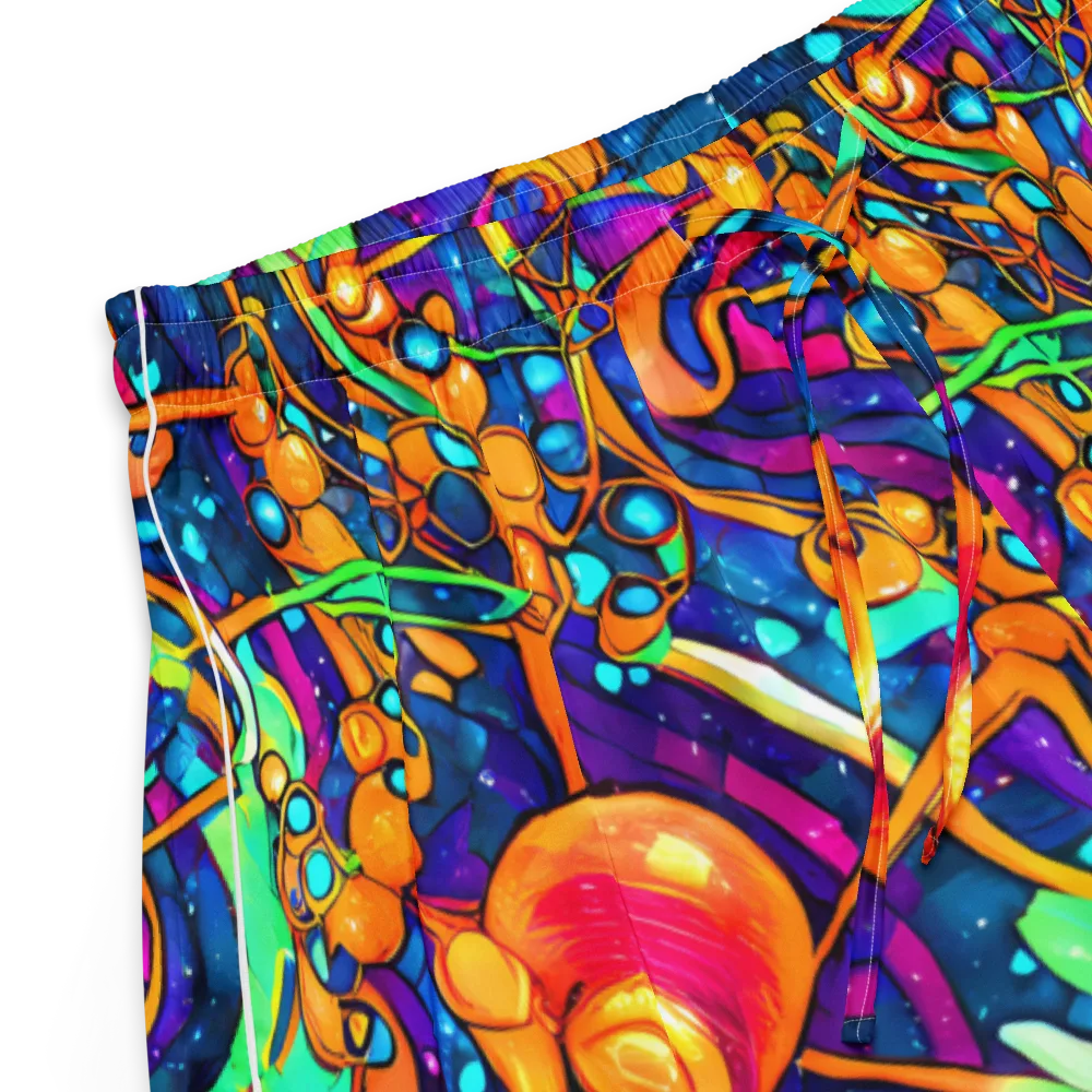 Iridescent Nebula on Women's Pajama Shorts — Product details