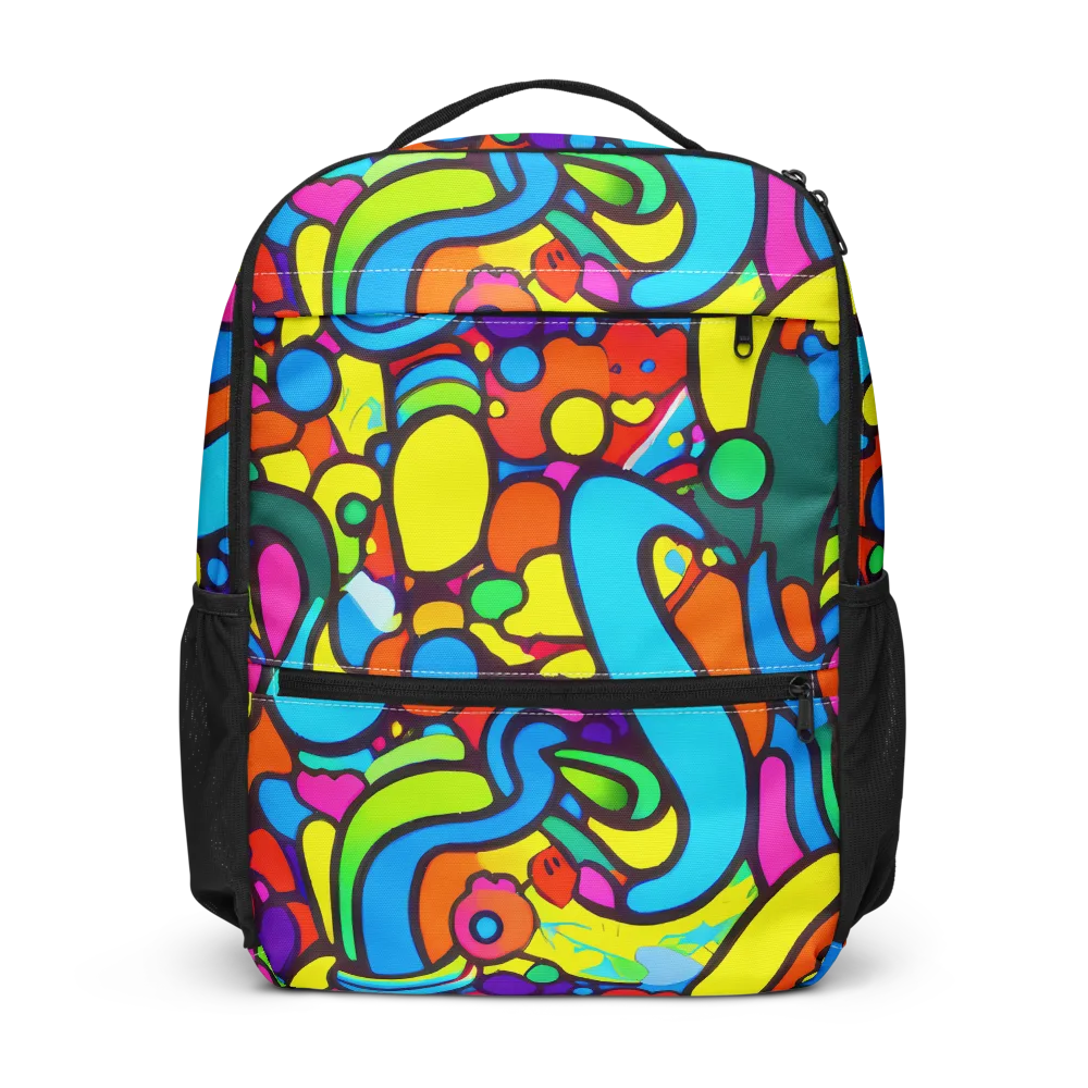Chromadoodle Junction on Utility Backpack — Front