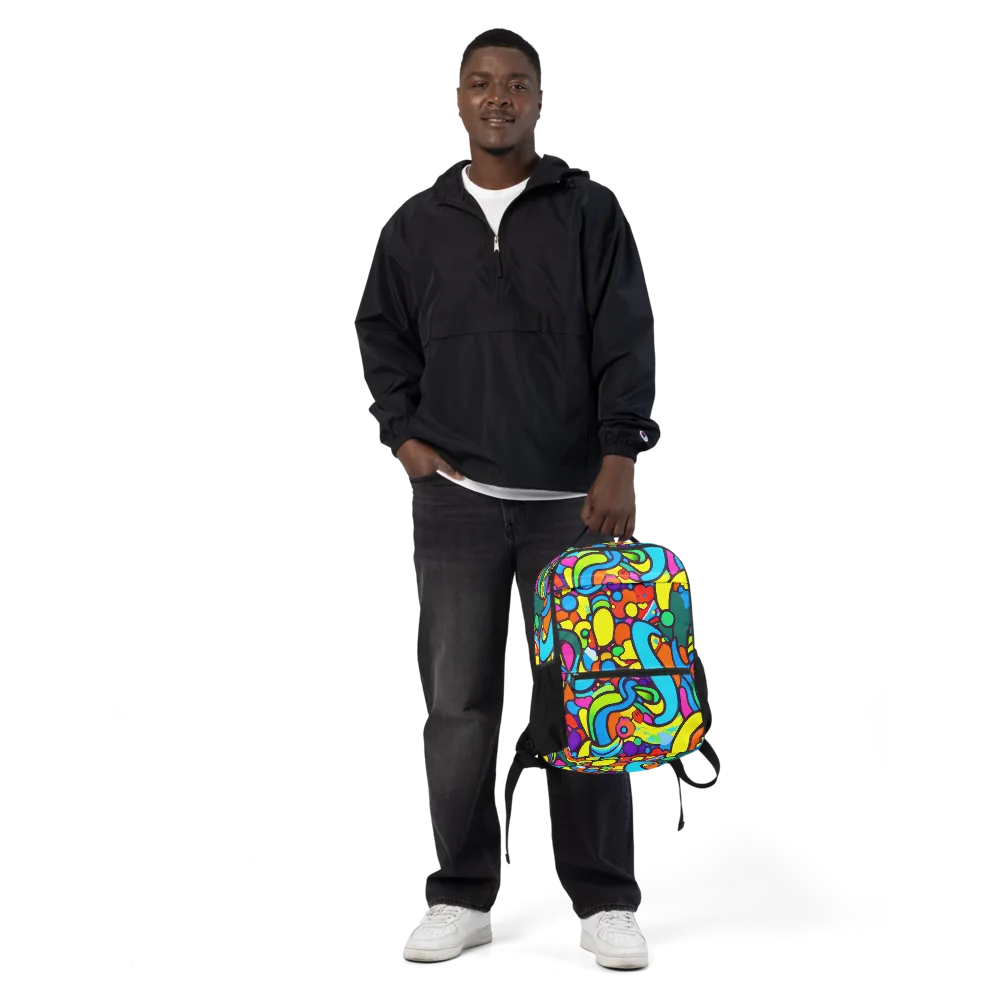 Chromadoodle Junction on Utility Backpack — Front