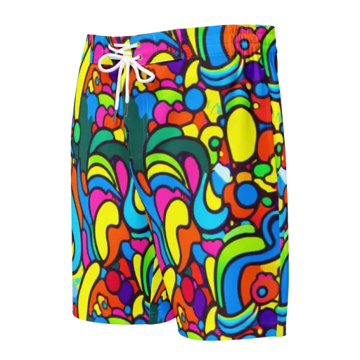 Chromadoodle Junction on a Men's Board Shorts