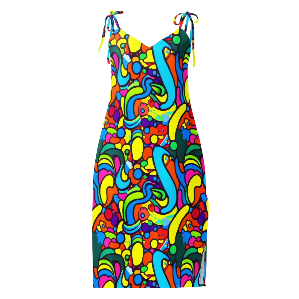 Chromadoodle Junction on Slip Dress — Front