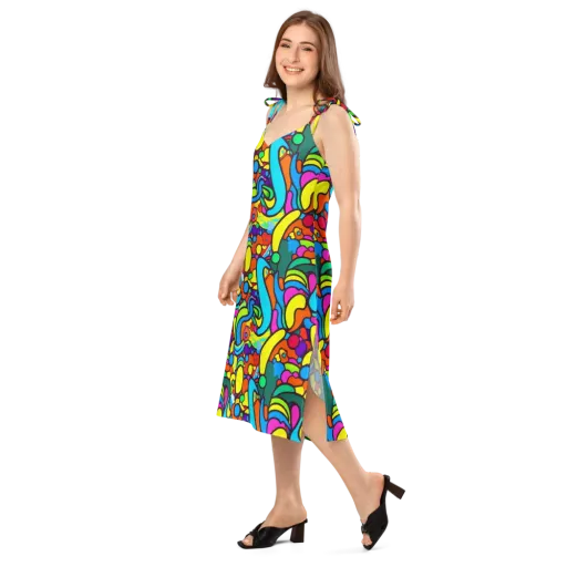 Chromadoodle Junction on a Slip Dress