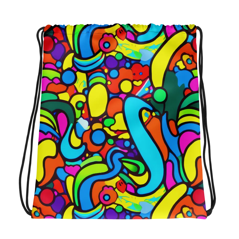 Chromadoodle Junction on Drawstring Bag — Photo