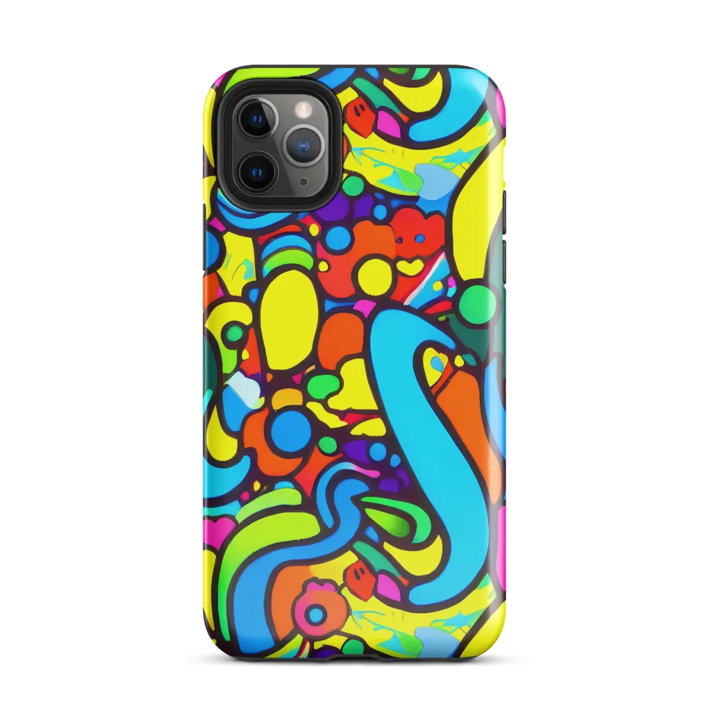 Chromadoodle Junction on Tough Case for iPhone® — Front
