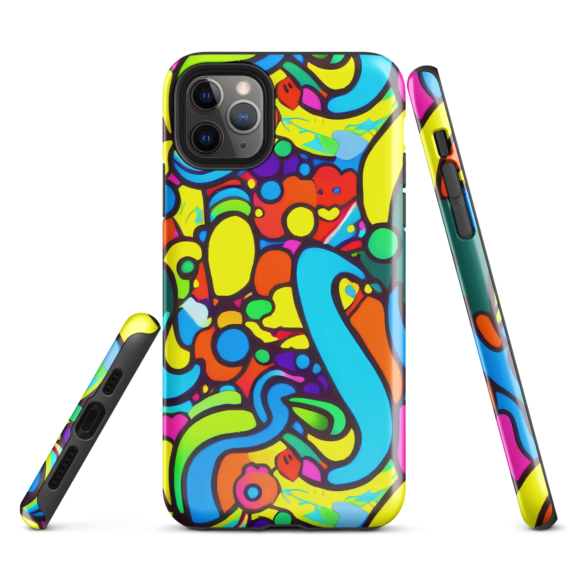 Chromadoodle Junction on Tough Case for iPhone® — Front