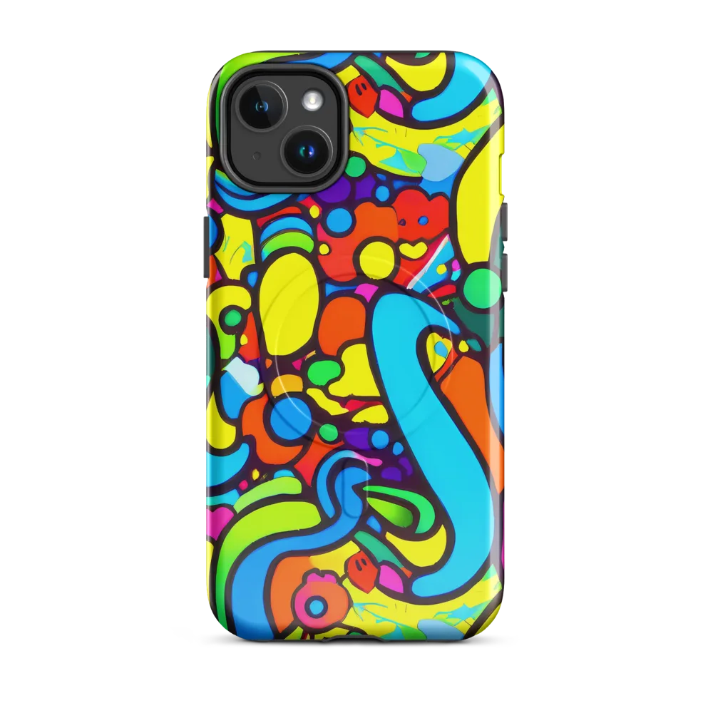 Chromadoodle Junction on MagSafe Tough Case for iPhone® — Front