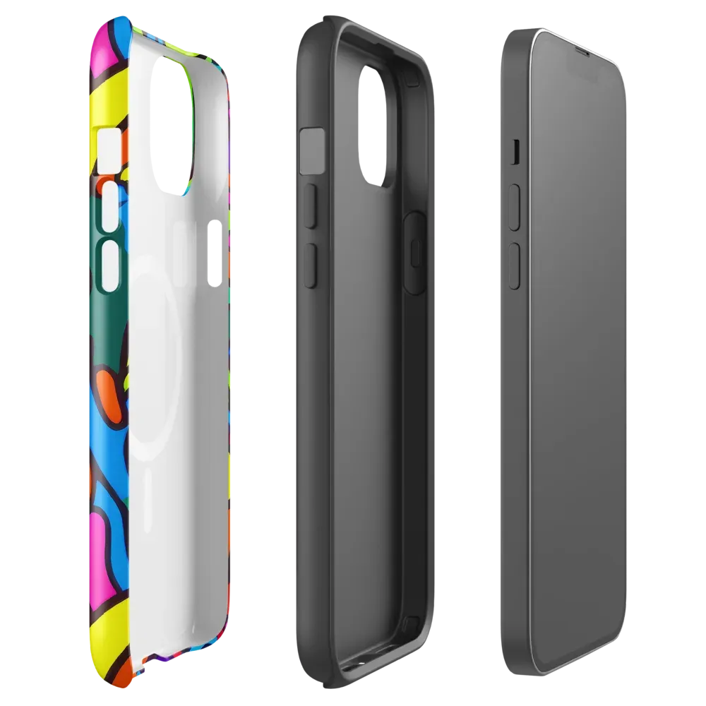 Chromadoodle Junction on MagSafe Tough Case for iPhone® — Front