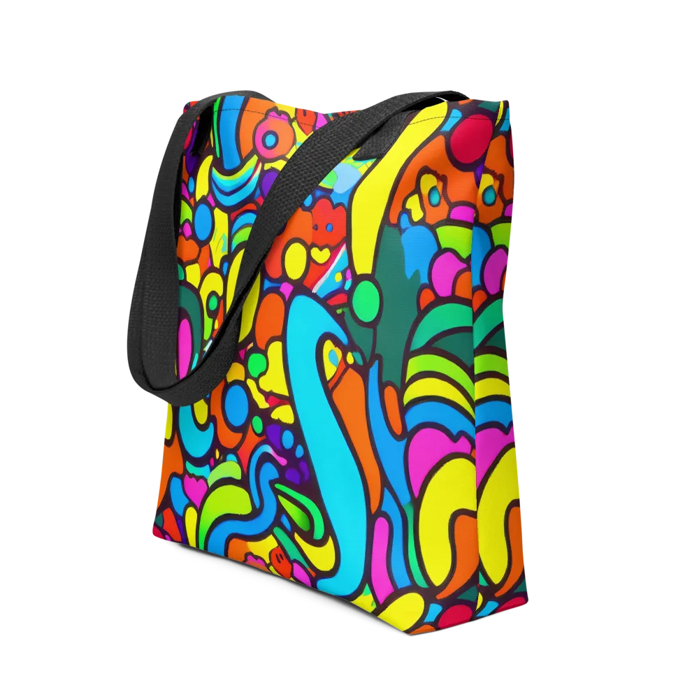 Chromadoodle Junction on Tote Bag — Front