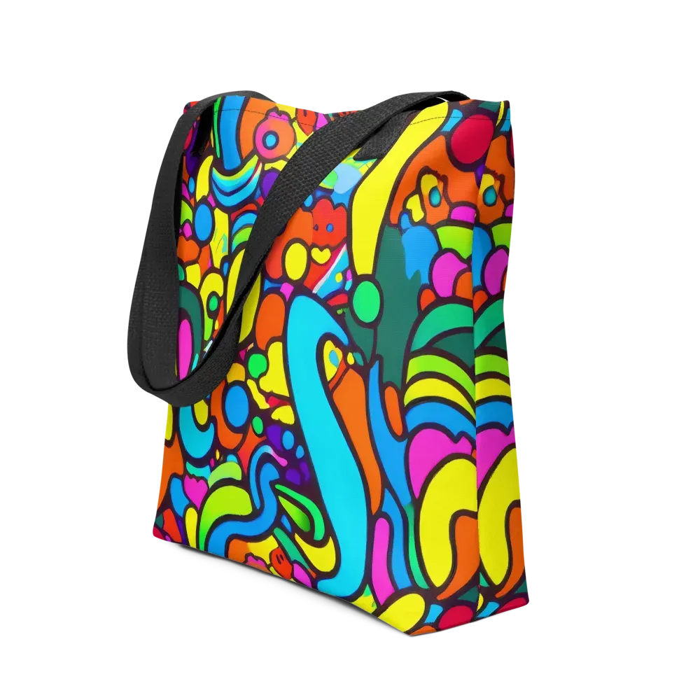 Chromadoodle Junction on Tote Bag — Front
