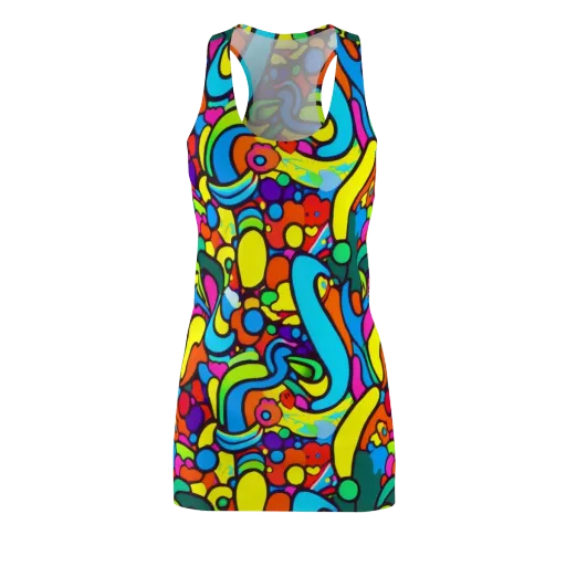 Chromadoodle Junction on a Racerback Dress