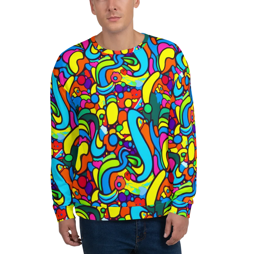 Chromadoodle Junction on Sweatshirt — Front