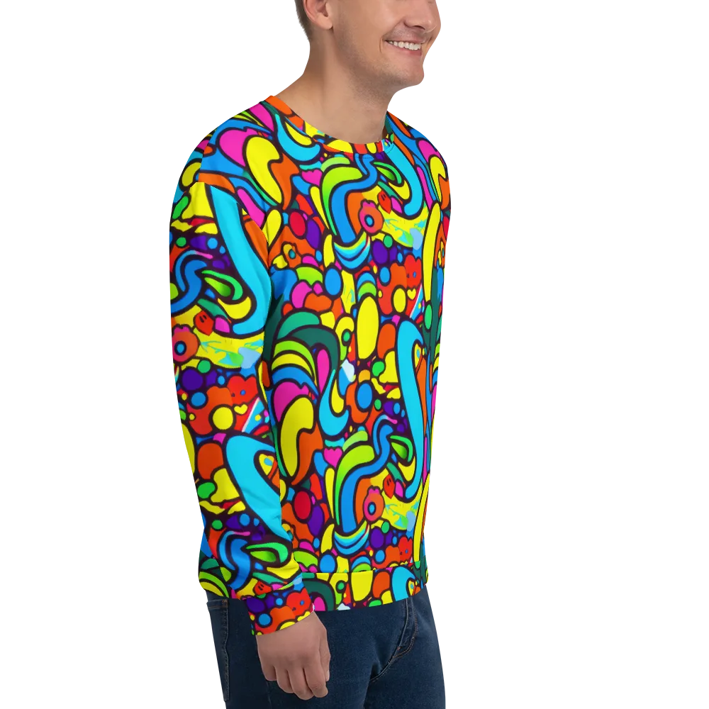 Chromadoodle Junction on Sweatshirt — Right Front
