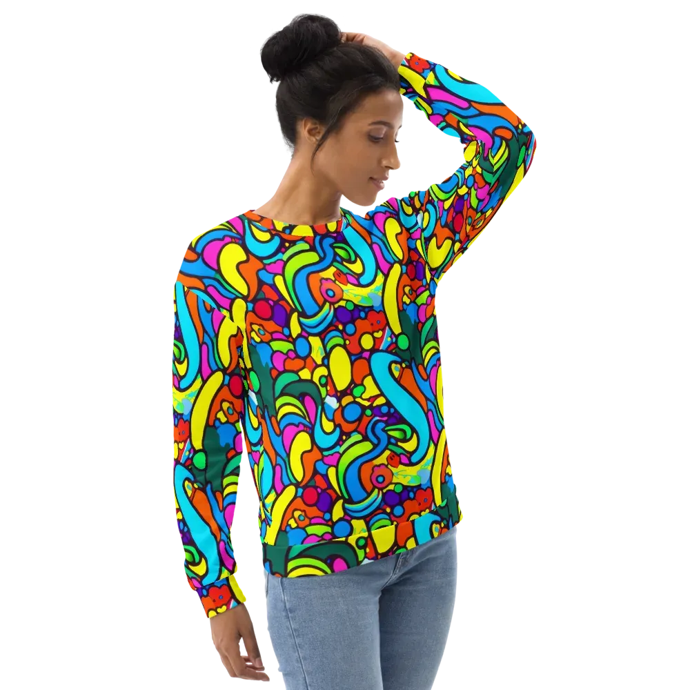 Chromadoodle Junction on Sweatshirt — Right Front