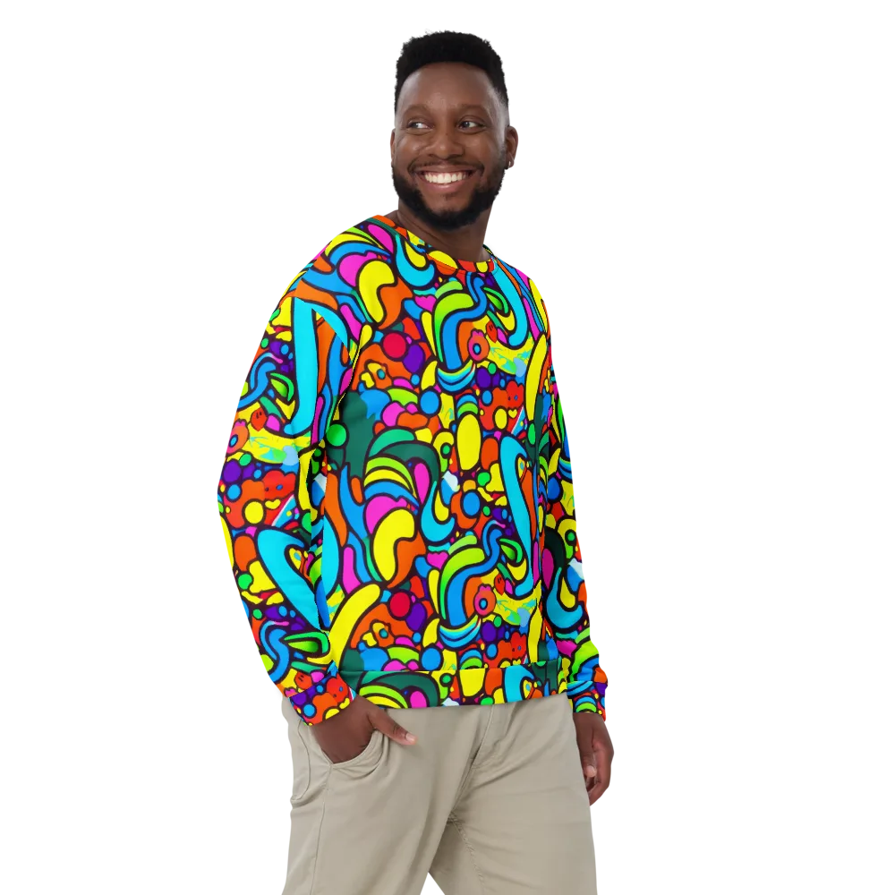 Chromadoodle Junction on Sweatshirt — Front