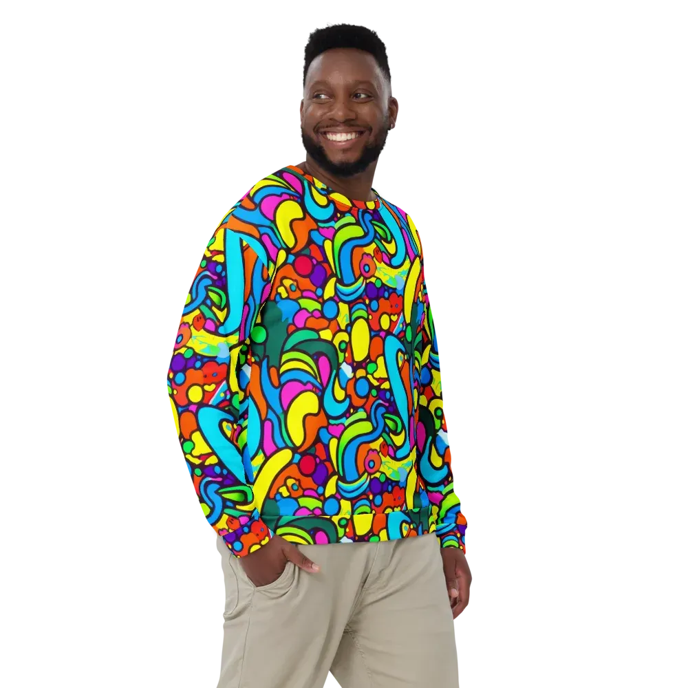 Chromadoodle Junction on Sweatshirt — Front