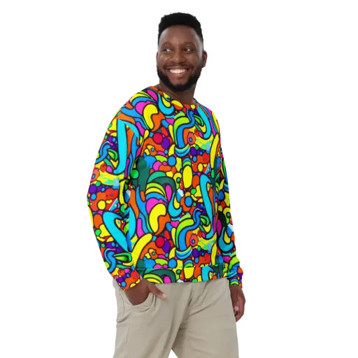 Chromadoodle Junction on a Sweatshirt