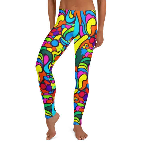 Chromadoodle Junction on a Leggings