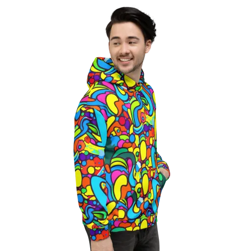 Chromadoodle Junction on a Hoodie