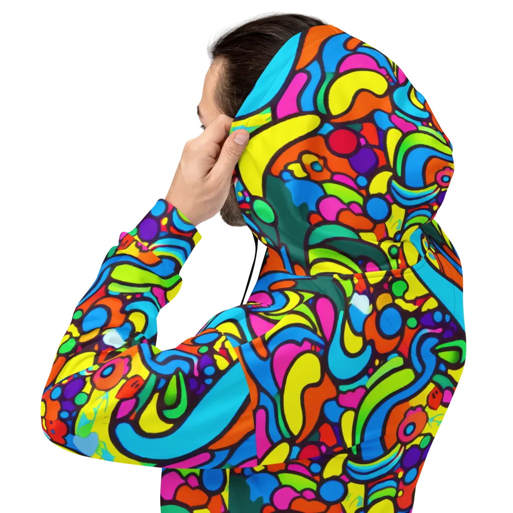 Chromadoodle Junction on Hoodie — Back