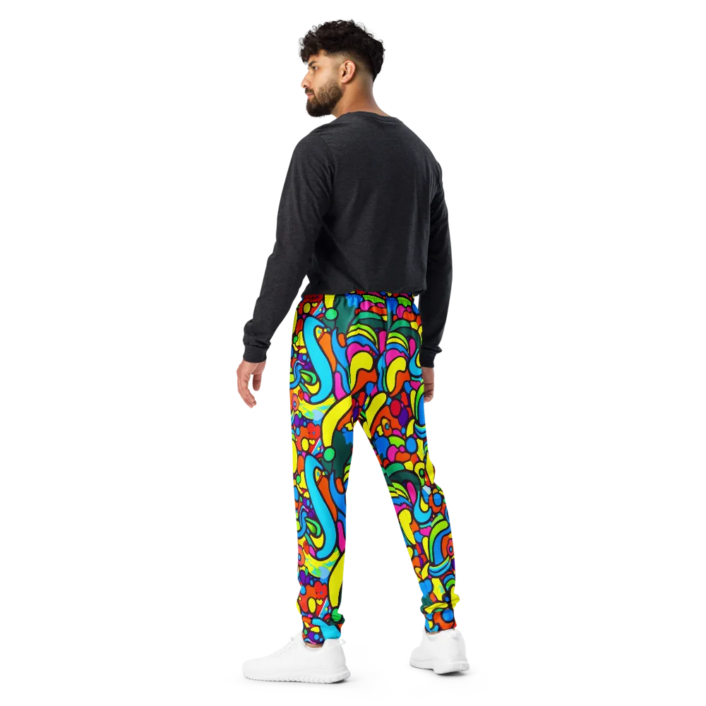 Chromadoodle Junction on Men's Joggers — Back