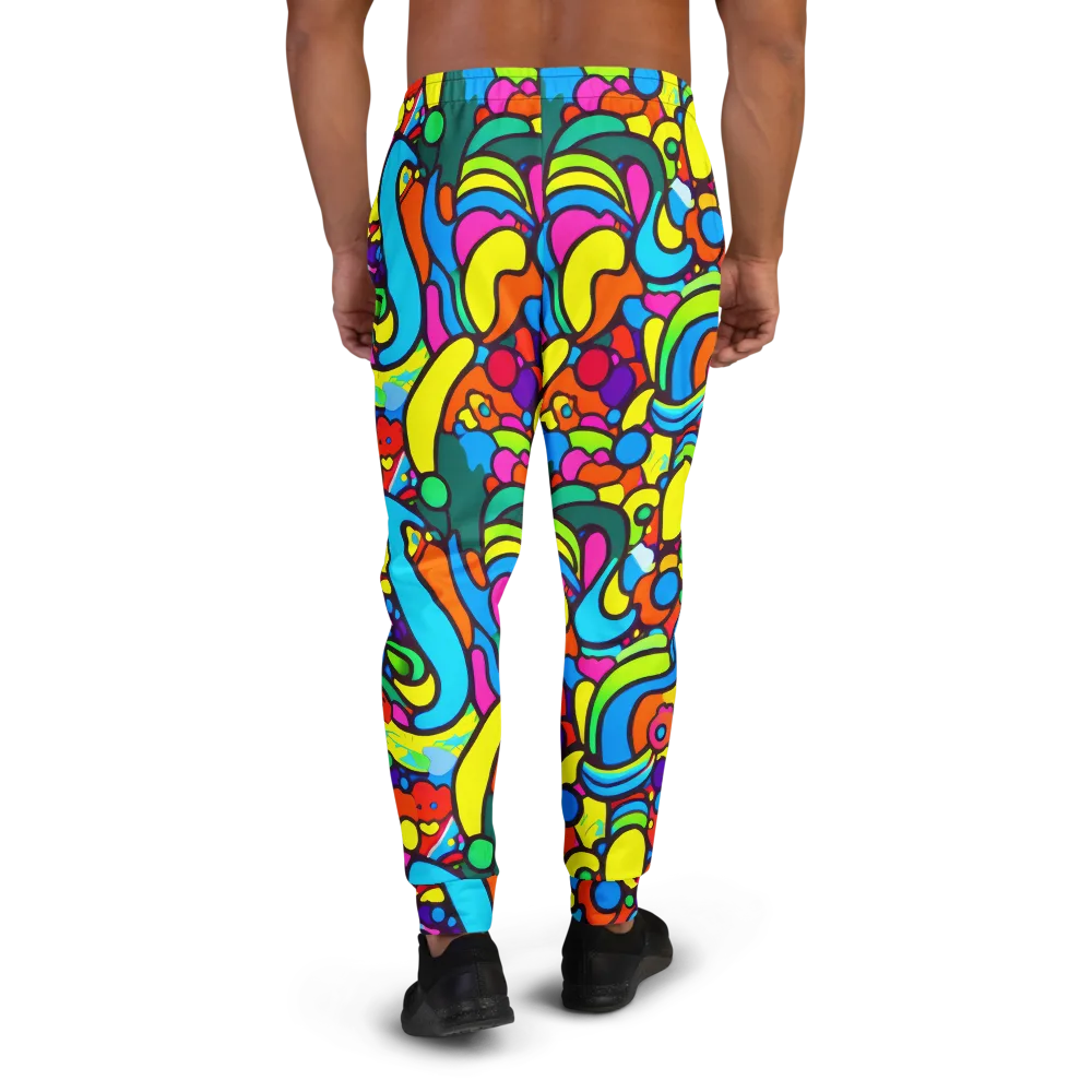 Chromadoodle Junction on Men's Joggers — Back