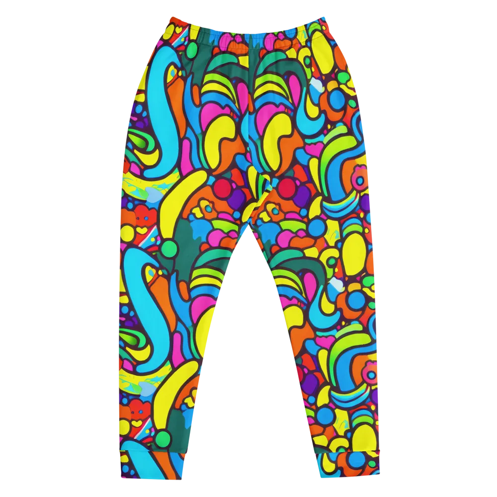 Chromadoodle Junction on Men's Joggers — Front