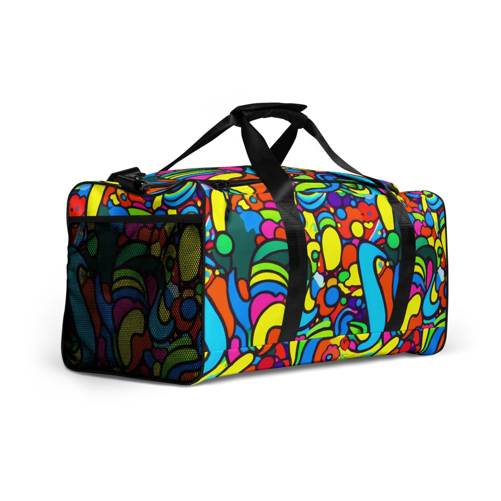 Chromadoodle Junction on Duffle Bag — Right Front