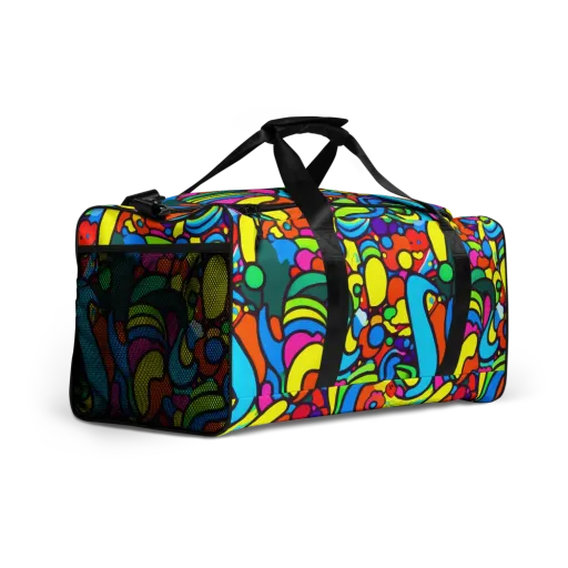 Chromadoodle Junction on a Duffle Bag