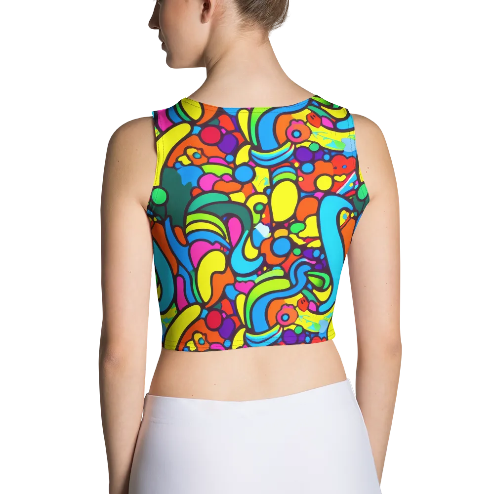 Chromadoodle Junction on Crop Top — Back