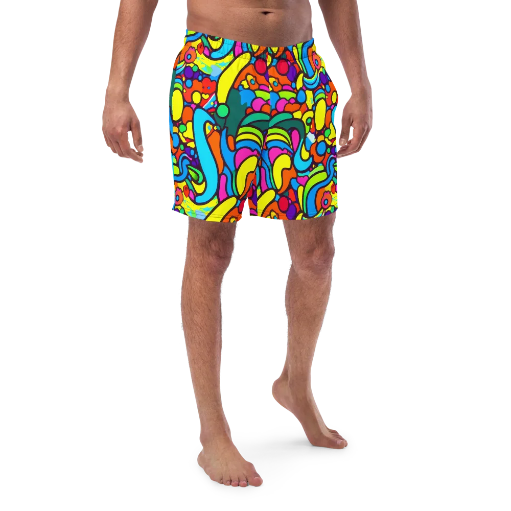 Chromadoodle Junction on Swim Trunks — Front