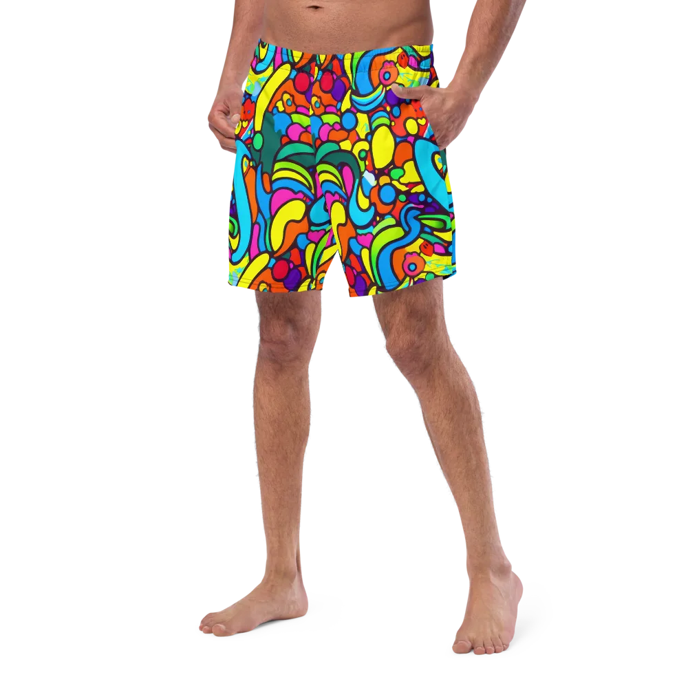 Chromadoodle Junction on Swim Trunks — Left Front