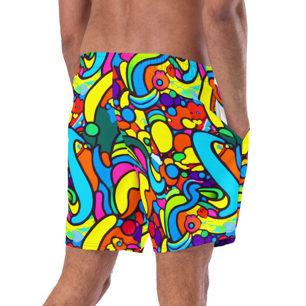 Chromadoodle Junction on Swim Trunks — Right Back