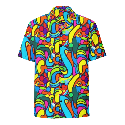 Chromadoodle Junction on a Button Shirt