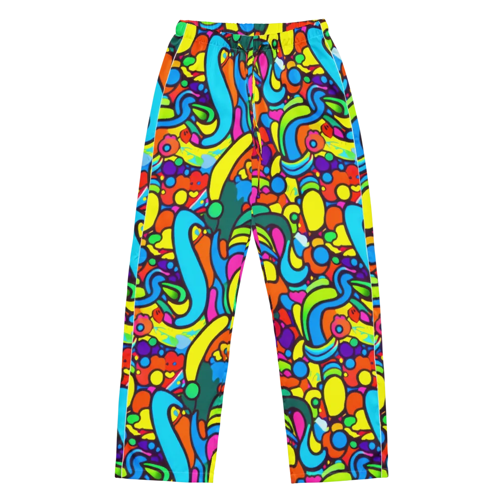 Chromadoodle Junction on Women's Pajama Pants — Front