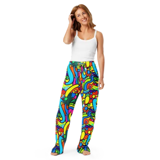 Chromadoodle Junction on a Women's Pajama Pants