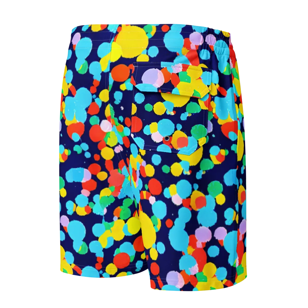 Bubble Spectrum on Men's Board Shorts — Back