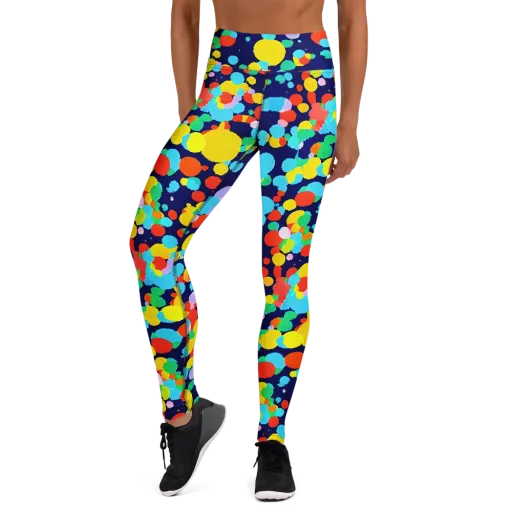 Bubble Spectrum on a Yoga Leggings