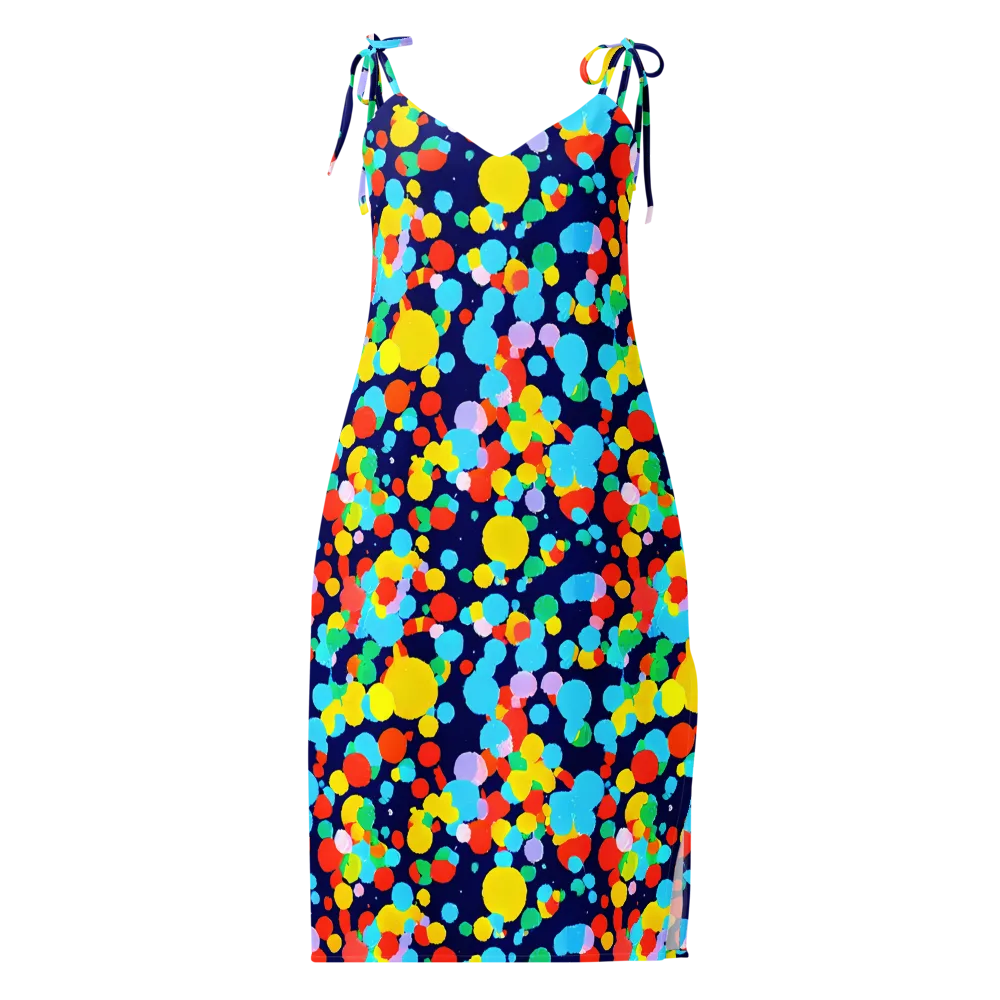 Bubble Spectrum on Slip Dress — Front