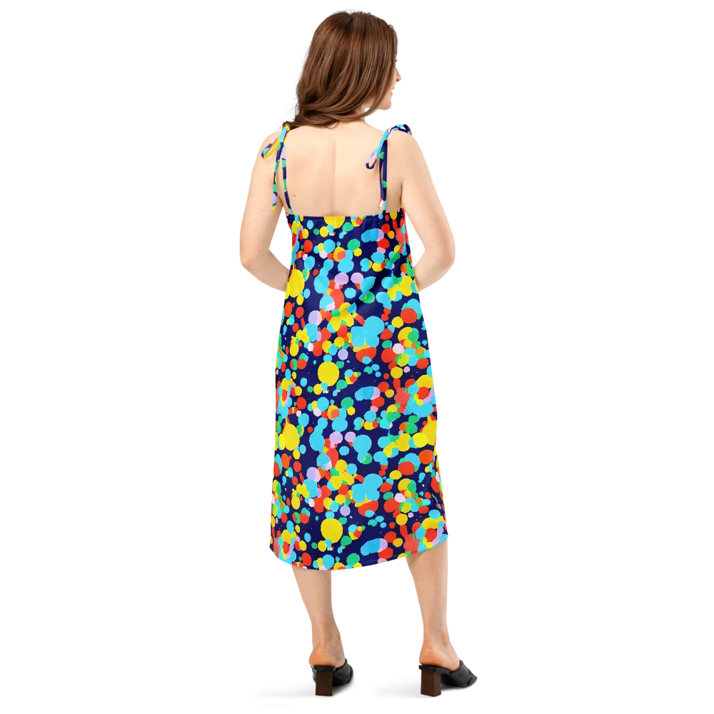 Bubble Spectrum on Slip Dress — Back